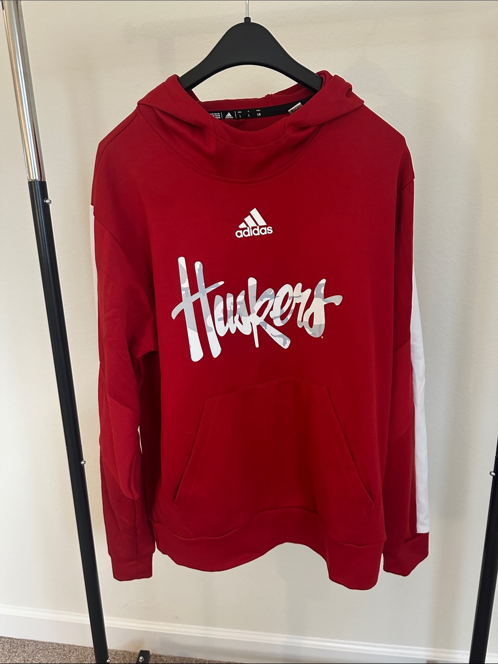adidas Men's Huskers Hoodie